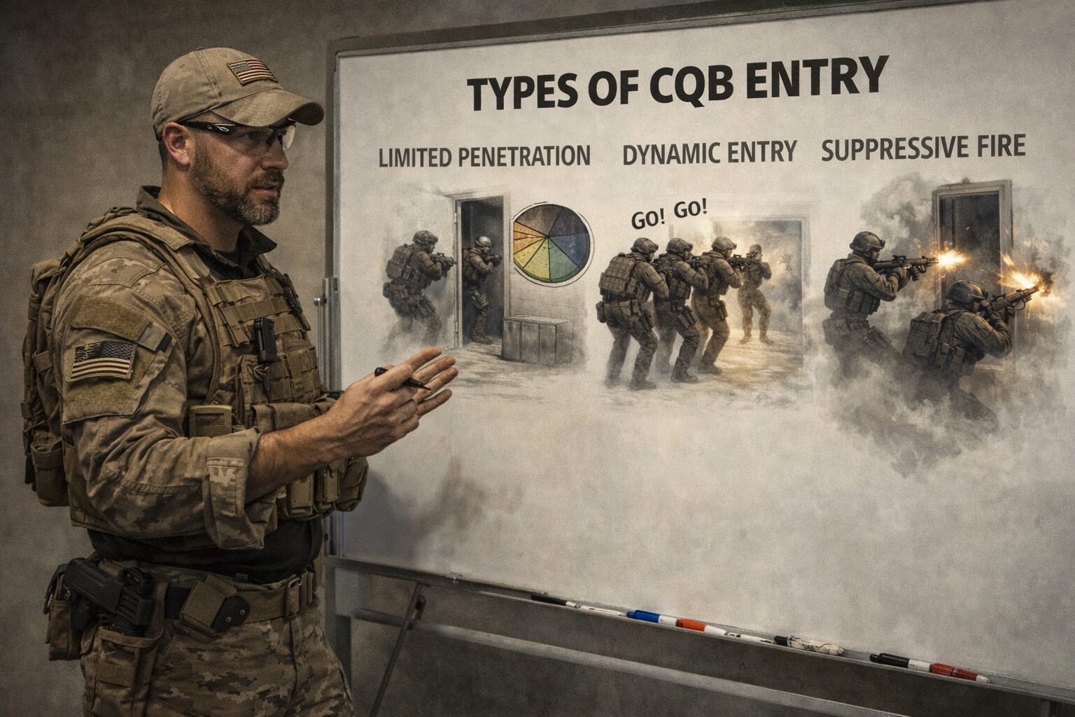 Three Types of Close Quarters Battle (CQB)