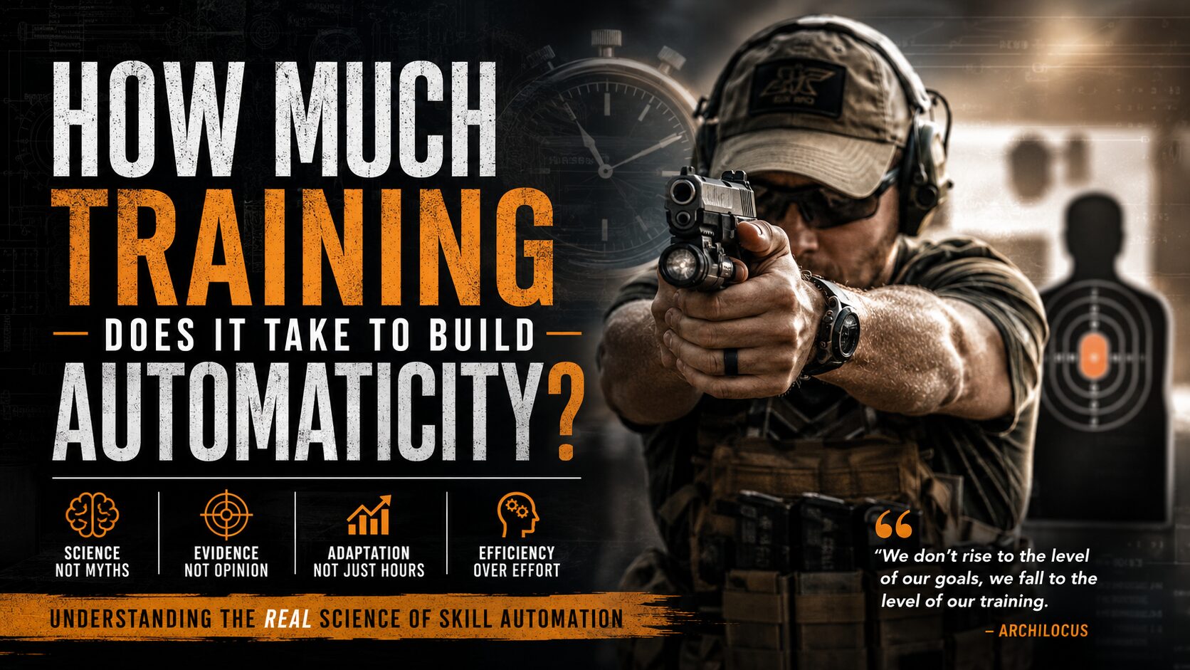 How Much Training Does It Take to Build Automaticity?