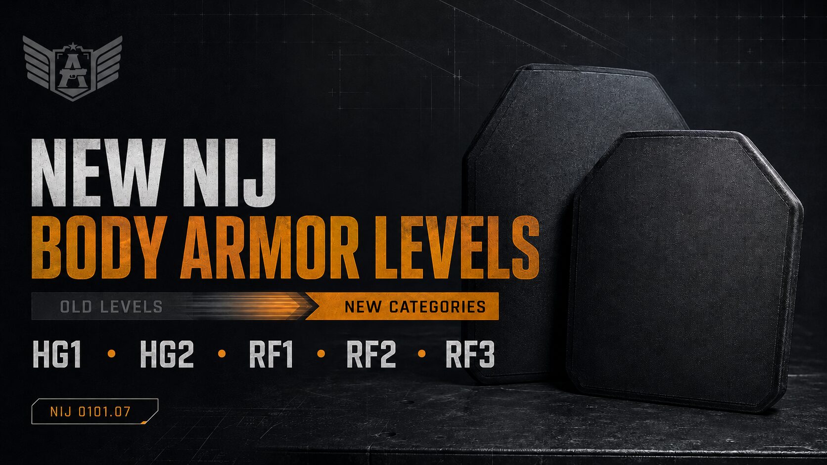 NIJ Updates Body Armor Classifications: Understanding the New HG1, HG2, RF1, RF2, and RF3 Levels